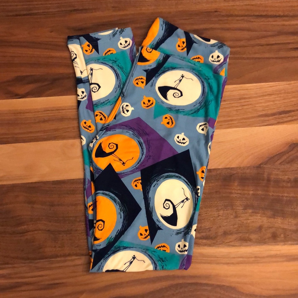 LuLaRoe Leggings, One Size Disney Jack Skellington